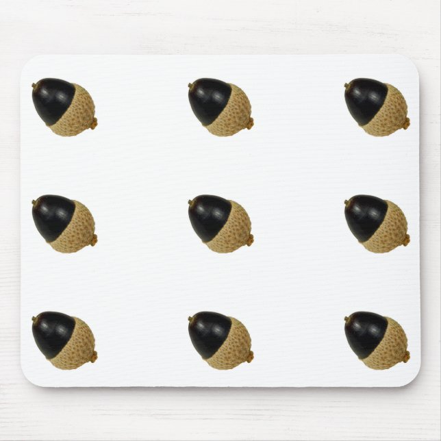 Schwarze Acorn-Maus-Mat Mousepad (Vorne)