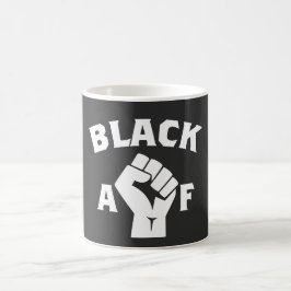 Schwarze AF Fauste Tasse