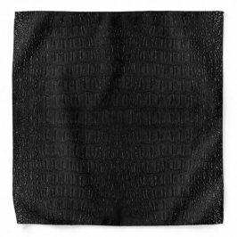 Schwarze Alligator-Skin - Neu Halstuch