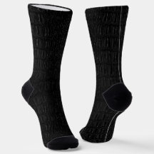 Schwarze Alligator-Skin - Neu