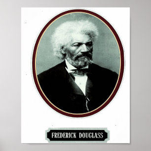 Schwarze amerikanische Geschichte Frederick Dougl  Poster