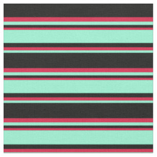 Schwarze, Aquamarine und farbenfrohe Linien mit Cr Stoff