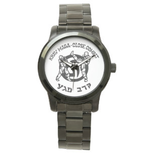 Schwarze Armbanduhr unisex - Heiliger Krav