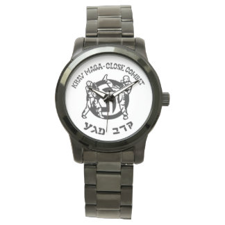 Schwarze Armbanduhr unisex - Heiliger Krav