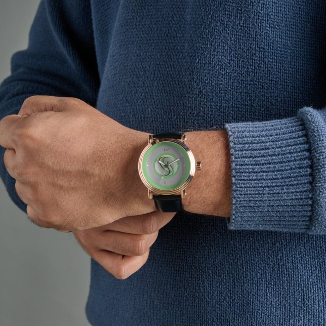Schwarze Armbanduhren für Männer (Handgelenk)
