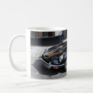 Schwarze Art Jaguars E Kaffeetasse