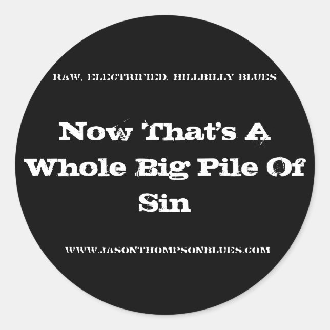 Schwarze Aufkleber (Vorderseite)