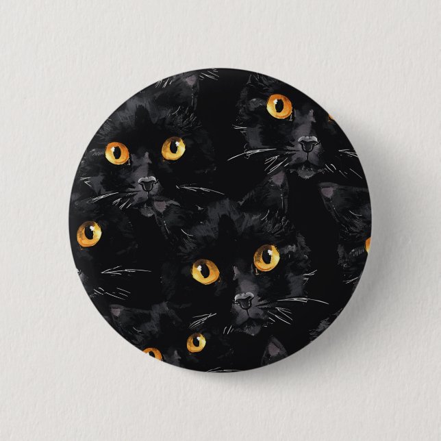 Schwarze Augen Button (Vorderseite)