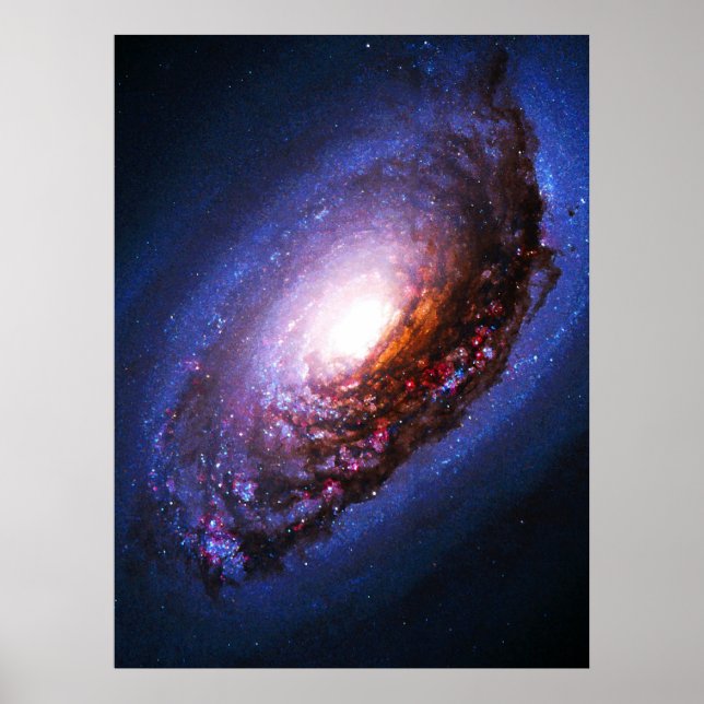 Schwarze Augengalaxie - Messier 64 (M64) Poster (Vorne)