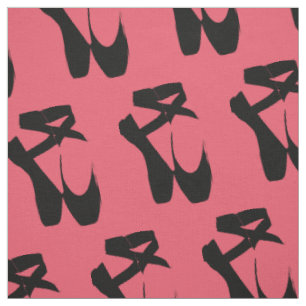 Schwarze Ballettschuhe Stoff