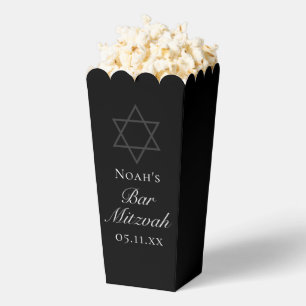 Schwarze Bar Mitzvah Stern Davids individuell gest Geschenkschachtel