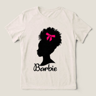 Schwarze Barbie Tri-Blend Shirt