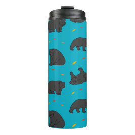 Schwarze Bären Thermosbecher