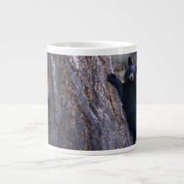schwarze Bärenjunge Jumbo-Tasse