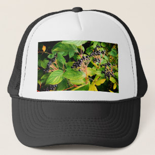 Schwarze Beeren Truckerkappe