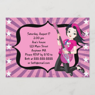 Schwarze behaarte einladung