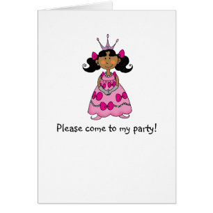 Schwarze behaarte Prinzessin