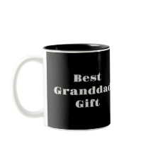 Schwarze beste Opa-Geschenktasse