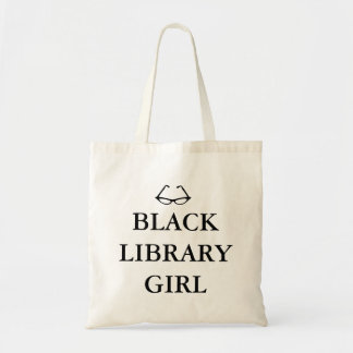 Schwarze Bibliotheks-Mädchen-Taschen-Tasche Tragetasche