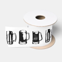 Schwarze Bier-Tassen-Silhouette //