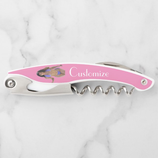 Schwarze Bikini Schönheit Thunder_Cove Kellnermesser (Vorderseite)