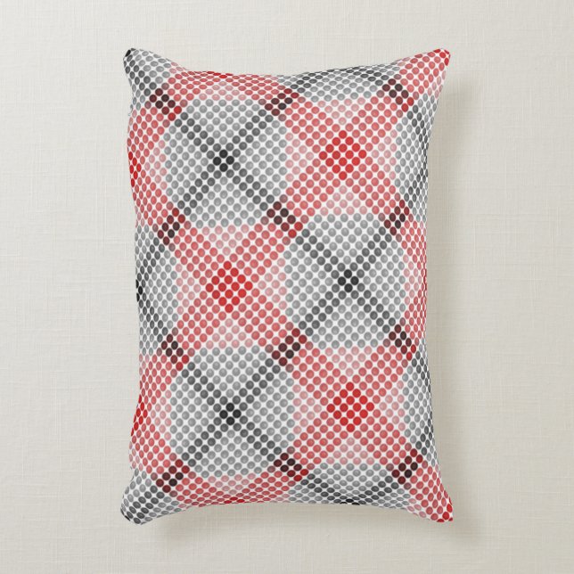 Schwarze bis rote Kugeln oder Löcher, die seltsame Dekokissen (Vorderseite(Vertikal))