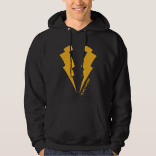 Schwarze Blitzstifte Grafik Hoodie