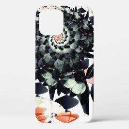 Schwarze Blume absract Case-Mate iPhone Hülle