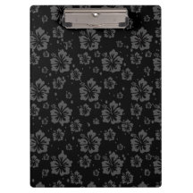 Schwarze Blume - Illustration auf schwarzem Hinter