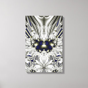 Schwarze Blume Leinwanddruck