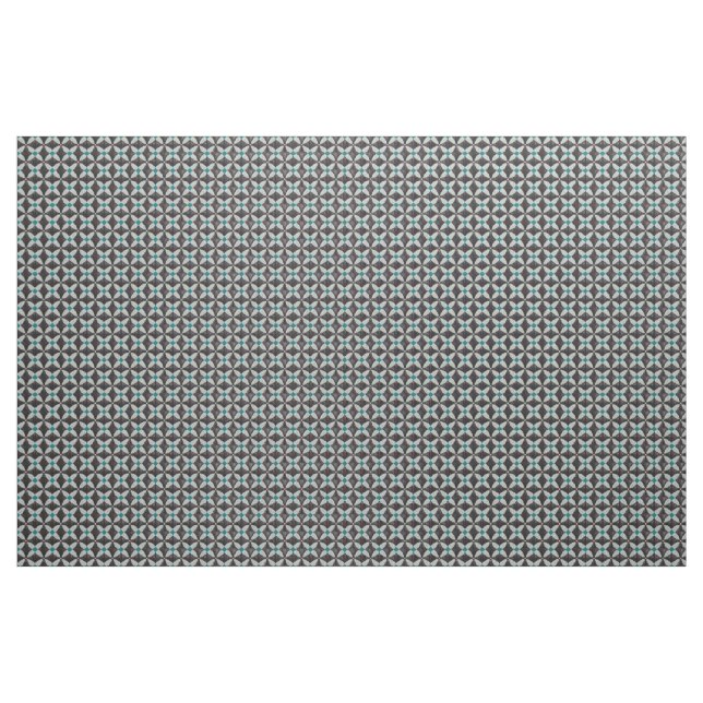 Schwarze Blume mit aquamarinem Stoff (Yard (91,4 cm))