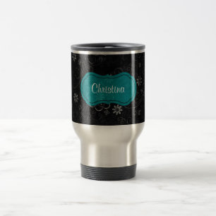 Schwarze Blüte 15 oz. Reisebusch Reisebecher