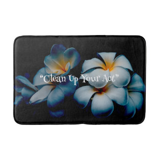 Schwarze Blüte Erinnerungsfoam Bath Mat Badematte