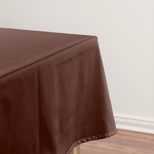 Schwarze Bohne (feste Farbe) Tischdecke (Beispiel)
