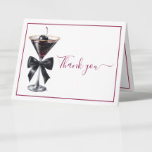 Schwarze Bowle Kirsch Cocktail Martini