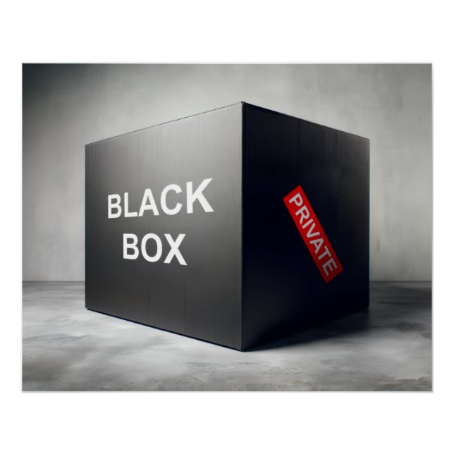 Schwarze Box Poster (Vorderseite)
