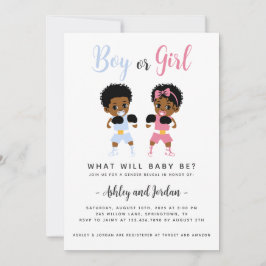 Schwarze Boxbabys - Aufdeckung einer Einladung