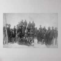 Schwarze "Buffalo Soldiers" der 25. Infanterie