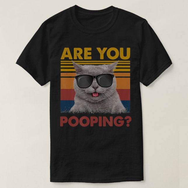 Schwarze Cafés Frauen sind Sie kackend miesen Katz T-Shirt (Design vorne)