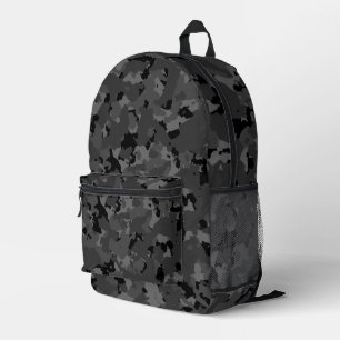 Schwarze Camouflage Bedruckter Rucksack
