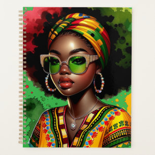 Schwarze Christliche Afrikanerin Melanose Planer