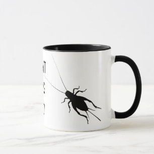 Schwarze Cricket Tasse