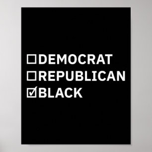 Schwarze Demokrat Republikaner Freedmen Wahlen Ame Poster