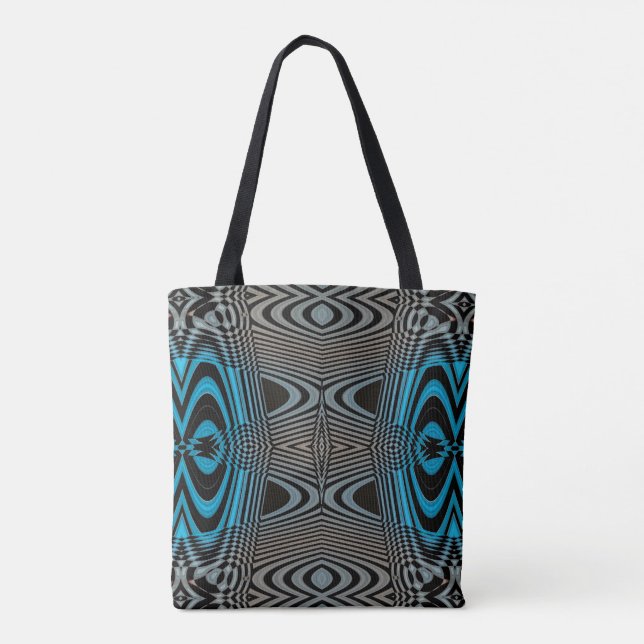 Schwarze Diamanten -1-Swirl Tasche (Rückseite)
