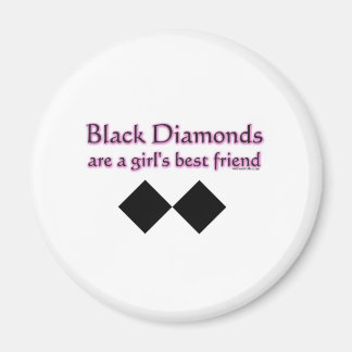 Schwarze Diamanten sind ein Mädchenbeste Freundin Magnet