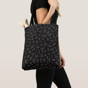 Schwarze Drachenskala Tasche