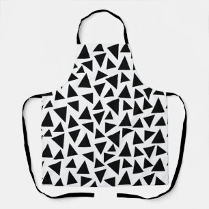 Schwarze Dreiecke Geometrisch Schürze