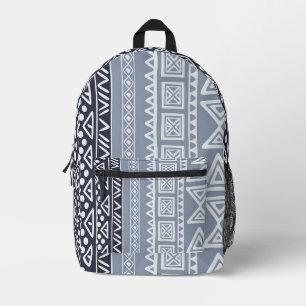 Schwarze Druckausschnitt Nähtasche Bedruckter Rucksack
