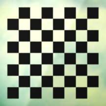 Schwarze durchsichtige Schachbrett-Spiel-Tischfoli