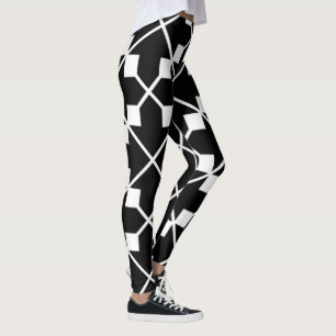 Schwarze Ecke Zazzle_Growshop. Leggings